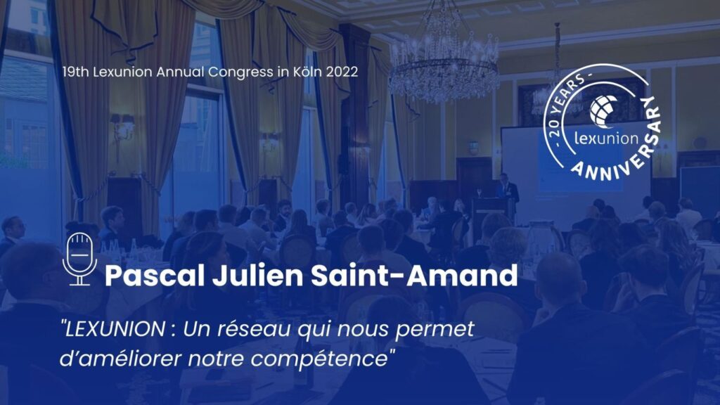 Interview Pascal Julien Saint-Amand 20eme anniversaire