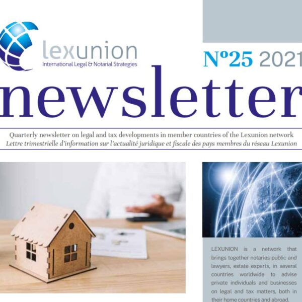 Newsletter 25 2T 2021 Lexunion