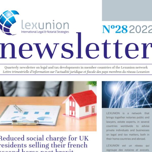 Newsletter 28 1T 2022 Lexunion