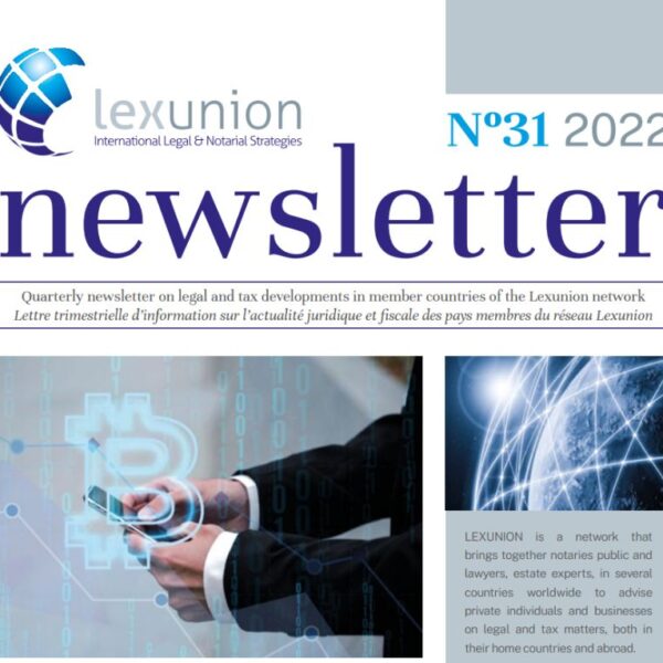 Newsletter 31 4T 2022 Lexunion