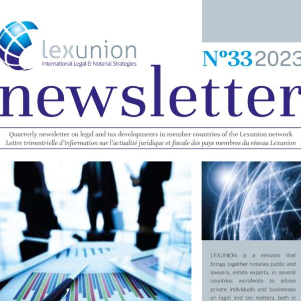 Newsletter 33 2T 2023 Lexunion