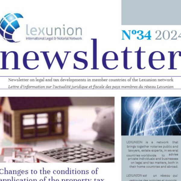 Newsletter 34 3T 2024 Lexunion