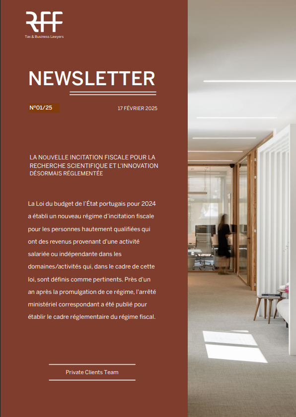 La nouvelle Incitation Fiscale pour la Recherche Scientifique et l'Innovation désormais réglementée RFF Lawyers Lexunion